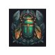 Paint by Numbers Kit on Art Canvas "Emerald beetle"