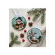 Christmas Ornament Bead Embroidery Kit "Fairy-tale Elf"