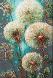 Bead Embroidery Kit on Art Canvas "Dream of the air"