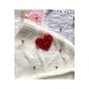 Christmas Ornament Bead Embroidery Kit "Little heart"