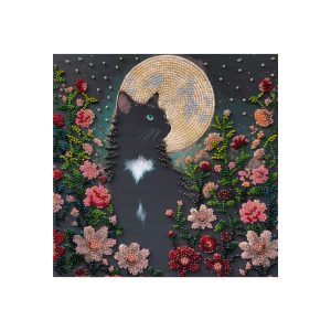 Midi Bead Embroidery Kit on Art Canvas "Can’t Sleep"