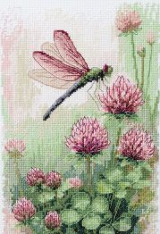 Cross Stitch Kit "Sweet clover"