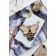 Christmas Ornament Bead Embroidery Kit "Golden bee"