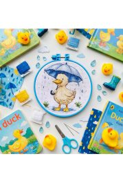Cross Stitch Kit "Duckling’s Walk"