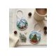 Christmas Ornament Bead Embroidery Kit "By the Christmas Tree"