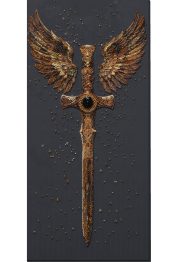 Bead Embroidery Kit on Art Canvas "Power talisman"