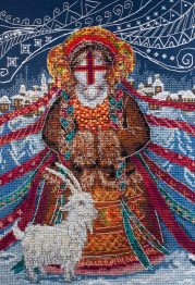 Cross Stitch Kit "Winter motanka doll"
