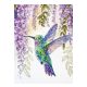 Cross Stitch Kit "The flight of the hummingbird"
