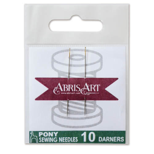 Embroidery needles Short darning needles for bead embroidery Sewing Needles No. 10 (2 pcs.) Darners, Pony (India) (Bead embroidery needles), NB-001  від Абрис Арт - купити з доставкою ✿ Найкраща ціна від виробника ✿ Оптом та в роздріб ✿ Придбати Голки