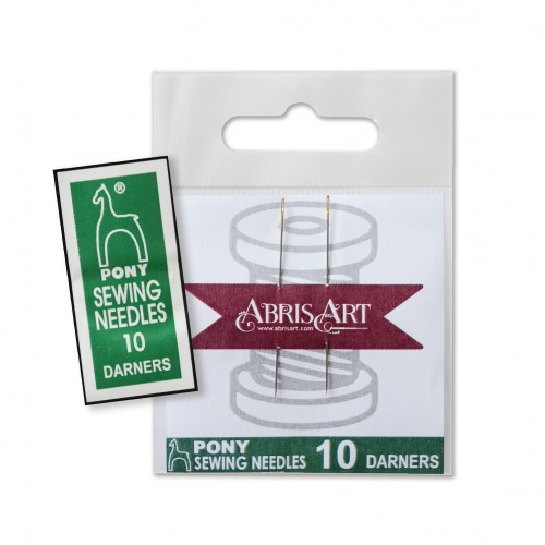 Embroidery needles Short darning needles for bead embroidery Sewing Needles No. 10 (2 pcs.) Darners, Pony (India) (Bead embroidery needles), NB-001  від Абрис Арт - купити з доставкою ✿ Найкраща ціна від виробника ✿ Оптом та в роздріб ✿ Придбати Голки