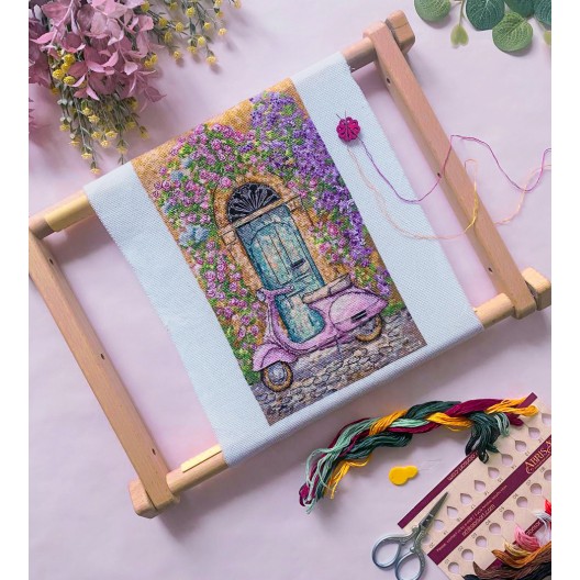 Embroidery hoop Wooden tapestry embroidery frame 30x48 cm magnetic needle holder and threader (Wooden tapestry embroidery frame), PLG-002  від Абрис Арт - купити з доставкою ✿ Найкраща ціна від виробника ✿ Оптом та в роздріб ✿ Придбати Пяльця