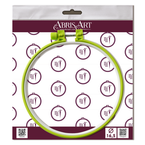 Embroidery hoop Plastic embroidery hoop, light green, d-165 mm (Plastic embroidery hoop), PLP-001  від Абрис Арт - купити з доставкою ✿ Найкраща ціна від виробника ✿ Оптом та в роздріб ✿ Придбати Пяльця