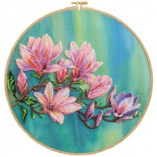 Main Bead Embroidery Kit Magnolias bloom (Flowers)