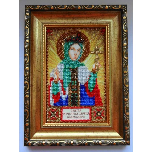 Набір для вишивання бісером на натуральному художньому холсті Свята Олександра, AAM-034 від Абрис Арт - купити з доставкою ✿ Найкраща ціна від виробника ✿ Оптом та в роздріб ✿ Придбати Набори для вишивки бісером іменних міні-ікон