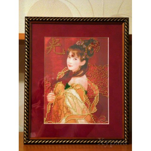 Main Bead Embroidery Kit Mai (a child of light) (Japan), AB-035 by Abris Art - buy online! ✿ Fast delivery ✿ Factory price ✿ Wholesale and retail ✿ Purchase Great kits for embroidery with beads