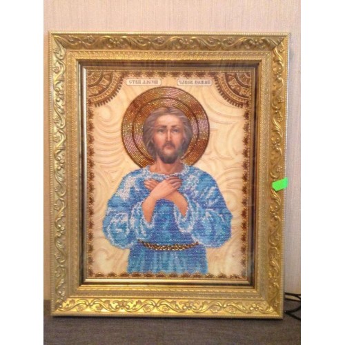 Набір для вишивання бісером на натуральному художньому холсті Святий Олексій, AA-003 від Абрис Арт - купити з доставкою ✿ Найкраща ціна від виробника ✿ Оптом та в роздріб ✿ Придбати Набори для вишивки бісером великих іменних ікон