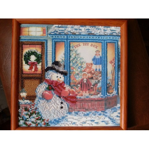 Charts on artistic canvas Toy Shop, AC-417 by Abris Art - buy online! ✿ Fast delivery ✿ Factory price ✿ Wholesale and retail ✿ Purchase Scheme for embroidery with beads on canvas (200x200 mm)