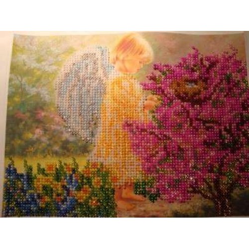 Charts on artistic canvas Spring Awakening, AC-036 by Abris Art - buy online! ✿ Fast delivery ✿ Factory price ✿ Wholesale and retail ✿ Purchase Scheme for embroidery with beads on canvas (200x200 mm)