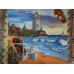 Charts on artistic canvas Lighthouse, AC-049 by Abris Art - buy online! ✿ Fast delivery ✿ Factory price ✿ Wholesale and retail ✿ Purchase Scheme for embroidery with beads on canvas (200x200 mm)