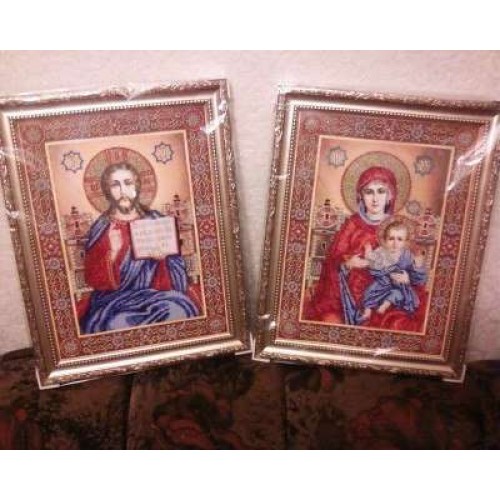 Main Bead Embroidery Kit Wedding Icon – The Lord God Almighty (Icons), AB-146 by Abris Art - buy online! ✿ Fast delivery ✿ Factory price ✿ Wholesale and retail ✿ Purchase Great kits for embroidery with beads