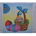 Charts on artistic canvas Easter Basket, AC-026 by Abris Art - buy online! ✿ Fast delivery ✿ Factory price ✿ Wholesale and retail ✿ Purchase Scheme for embroidery with beads on canvas (200x200 mm)