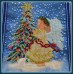 Charts on artistic canvas The Christmas Star, AC-048 by Abris Art - buy online! ✿ Fast delivery ✿ Factory price ✿ Wholesale and retail ✿ Purchase Scheme for embroidery with beads on canvas (200x200 mm)