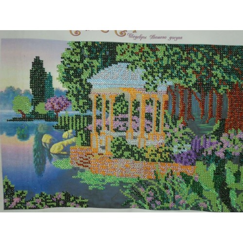 Main Bead Embroidery Kit Summerhouse (Landscapes), AB-069 by Abris Art - buy online! ✿ Fast delivery ✿ Factory price ✿ Wholesale and retail ✿ Purchase Great kits for embroidery with beads