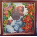 Charts on artistic canvas Puppy, AC-024 by Abris Art - buy online! ✿ Fast delivery ✿ Factory price ✿ Wholesale and retail ✿ Purchase Scheme for embroidery with beads on canvas (200x200 mm)