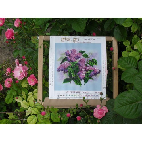 Charts on artistic canvas Purple haze, AC-434 by Abris Art - buy online! ✿ Fast delivery ✿ Factory price ✿ Wholesale and retail ✿ Purchase Scheme for embroidery with beads on canvas (200x200 mm)