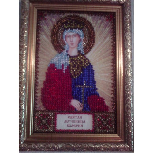 Набір для вишивання бісером на натуральному художньому холсті Свята Валерія, AAM-043 від Абрис Арт - купити з доставкою ✿ Найкраща ціна від виробника ✿ Оптом та в роздріб ✿ Придбати Набори для вишивки бісером іменних міні-ікон