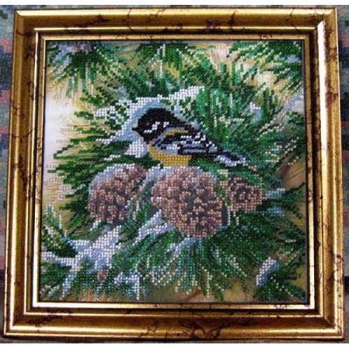 Charts on artistic canvas Frosty Morning, AC-070 by Abris Art - buy online! ✿ Fast delivery ✿ Factory price ✿ Wholesale and retail ✿ Purchase Scheme for embroidery with beads on canvas (200x200 mm)