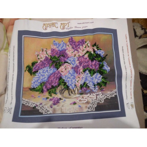 Набір для вишивання бісером на натуральному художньому холсті Бузок, AB-042 від Абрис Арт - купити з доставкою ✿ Найкраща ціна від виробника ✿ Оптом та в роздріб ✿ Придбати Великі набори для вишивки бісером