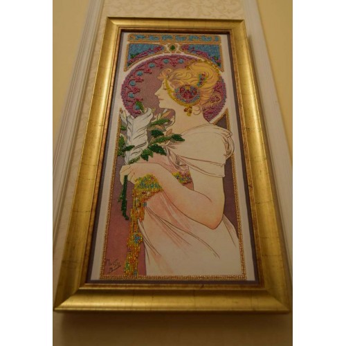 Main Bead Embroidery kit Chantal (Modern), AB-006 by Abris Art - buy online! ✿ Fast delivery ✿ Factory price ✿ Wholesale and retail ✿ Purchase Great kits for embroidery with beads