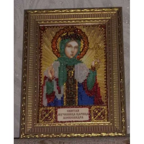 Набір для вишивання бісером на натуральному художньому холсті Свята Олександра, AAM-034 від Абрис Арт - купити з доставкою ✿ Найкраща ціна від виробника ✿ Оптом та в роздріб ✿ Придбати Набори для вишивки бісером іменних міні-ікон