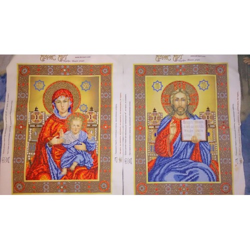 Main Bead Embroidery Kit Wedding Icon – The Lord God Almighty (Icons), AB-146 by Abris Art - buy online! ✿ Fast delivery ✿ Factory price ✿ Wholesale and retail ✿ Purchase Great kits for embroidery with beads