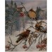 Charts on artistic canvas Waxbirds, AC-278 by Abris Art - buy online! ✿ Fast delivery ✿ Factory price ✿ Wholesale and retail ✿ Purchase Large schemes for embroidery with beads on canvas (300x300 mm)