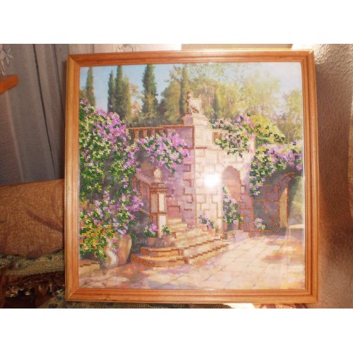 Charts on artistic canvas Enfilade, AC-136 by Abris Art - buy online! ✿ Fast delivery ✿ Factory price ✿ Wholesale and retail ✿ Purchase Large schemes for embroidery with beads on canvas (300x300 mm)