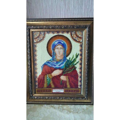 Icons charts on artistic canvas St. Tatiana, ACK-004 by Abris Art - buy online! ✿ Fast delivery ✿ Factory price ✿ Wholesale and retail ✿ Purchase The scheme for embroidery with beads icons on canvas