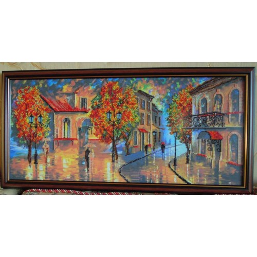 Набір для вишивання бісером на натуральному художньому холсті Барви жовтня, AB-181 від Абрис Арт - купити з доставкою ✿ Найкраща ціна від виробника ✿ Оптом та в роздріб ✿ Придбати Великі набори для вишивки бісером