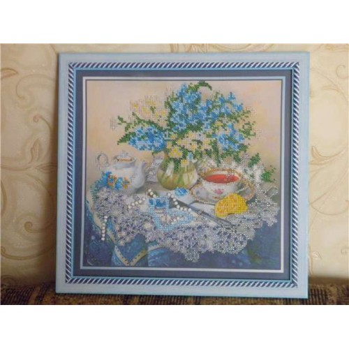 Main Bead Embroidery Kit Forget-me-nots (Still life), AB-040 by Abris Art - buy online! ✿ Fast delivery ✿ Factory price ✿ Wholesale and retail ✿ Purchase Great kits for embroidery with beads Main Bead Embroidery Kit Forget-me-nots (Still life), AB-040 by Abris Art - buy online! ✿ Fast delivery ✿ Factory price ✿ Wholesale and retail ✿ Purchase Great kits for embroidery with beads