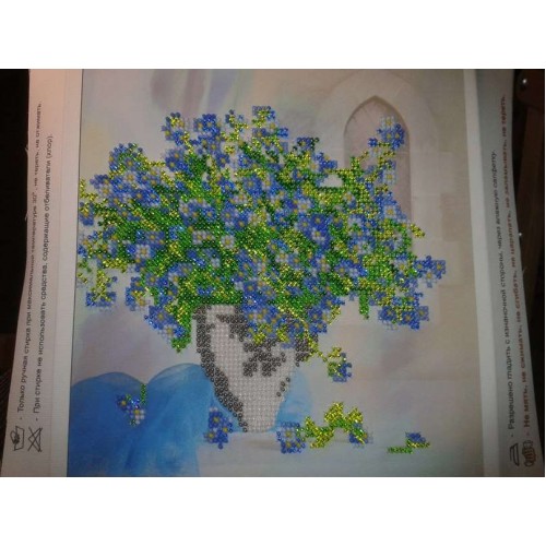 Charts on artistic canvas Daisy, AC-012 by Abris Art - buy online! ✿ Fast delivery ✿ Factory price ✿ Wholesale and retail ✿ Purchase Scheme for embroidery with beads on canvas (200x200 mm)
