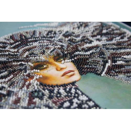 Main Bead Embroidery Kit Selena (Modern), AB-164 by Abris Art - buy online! ✿ Fast delivery ✿ Factory price ✿ Wholesale and retail ✿ Purchase Great kits for embroidery with beads