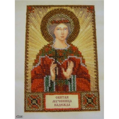 Набір для вишивання бісером на натуральному художньому холсті Свята Надія, AAM-009 від Абрис Арт - купити з доставкою ✿ Найкраща ціна від виробника ✿ Оптом та в роздріб ✿ Придбати Набори для вишивки бісером іменних міні-ікон