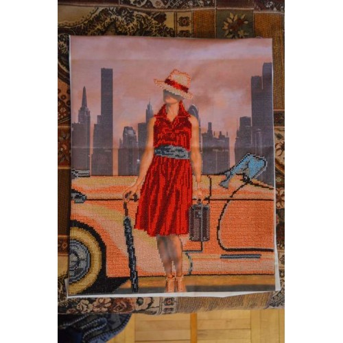 Main Bead Embroidery Kit Retro travel – 3 (Retro), AB-178 by Abris Art - buy online! ✿ Fast delivery ✿ Factory price ✿ Wholesale and retail ✿ Purchase Great kits for embroidery with beads