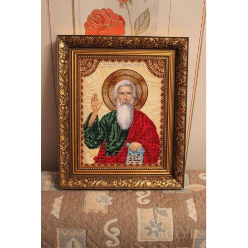 Набір для вишивання бісером на натуральному художньому холсті Святий Андрій, AA-002 від Абрис Арт - купити з доставкою ✿ Найкраща ціна від виробника ✿ Оптом та в роздріб ✿ Придбати Набори для вишивки бісером великих іменних ікон