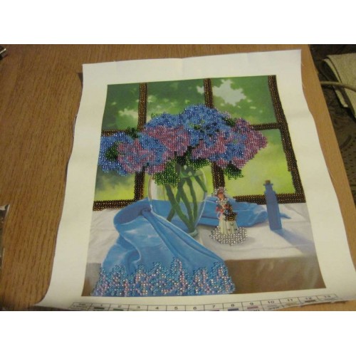 Набір для вишивання бісером на натуральному художньому холсті Бузковий настрій, AB-067 від Абрис Арт - купити з доставкою ✿ Найкраща ціна від виробника ✿ Оптом та в роздріб ✿ Придбати Великі набори для вишивки бісером