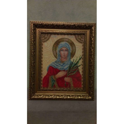 Набір для вишивання бісером на натуральному художньому холсті Свята Тетяна, AA-004 від Абрис Арт - купити з доставкою ✿ Найкраща ціна від виробника ✿ Оптом та в роздріб ✿ Придбати Набори для вишивки бісером великих іменних ікон