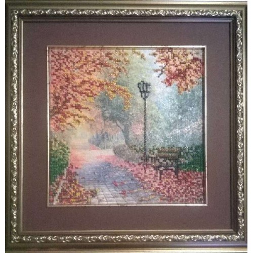 Charts on artistic canvas Tansparent autumn, AC-449 by Abris Art - buy online! ✿ Fast delivery ✿ Factory price ✿ Wholesale and retail ✿ Purchase Scheme for embroidery with beads on canvas (200x200 mm)