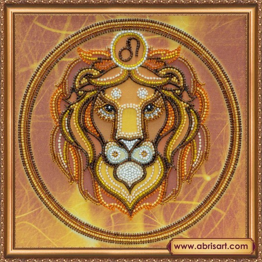 Main Bead Embroidery Kit Leo (Zodiac signs), AB-332-05 by Abris Art - buy online! ✿ Fast delivery ✿ Factory price ✿ Wholesale and retail ✿ Purchase Great kits for embroidery with beads Main Bead Embroidery Kit Leo (Zodiac signs), AB-332-05 by Abris Art - buy online! ✿ Fast delivery ✿ Factory price ✿ Wholesale and retail ✿ Purchase Great kits for embroidery with beads