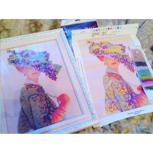 Main Bead Embroidery Kit Elizabeth (Modern), AB-012 by Abris Art - buy online! ✿ Fast delivery ✿ Factory price ✿ Wholesale and retail ✿ Purchase Great kits for embroidery with beads